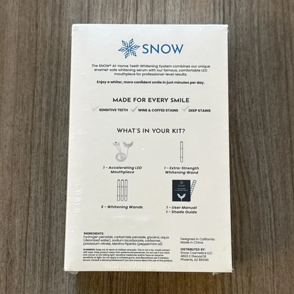 Snow Peak teeth whitening